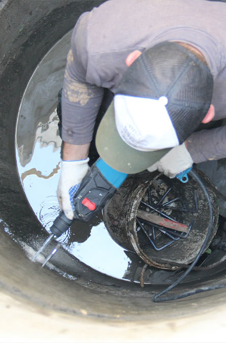 Как мы выполняем ремонт колодцев в Обнинске